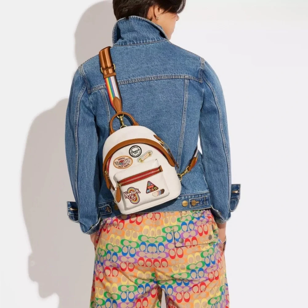 Coach Charter Pride Patches Backpack
